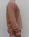 BASERANGE Crew neck long sleeve T-shirt France BAS-TOBL-CO-WI24-GARNET ORANGE